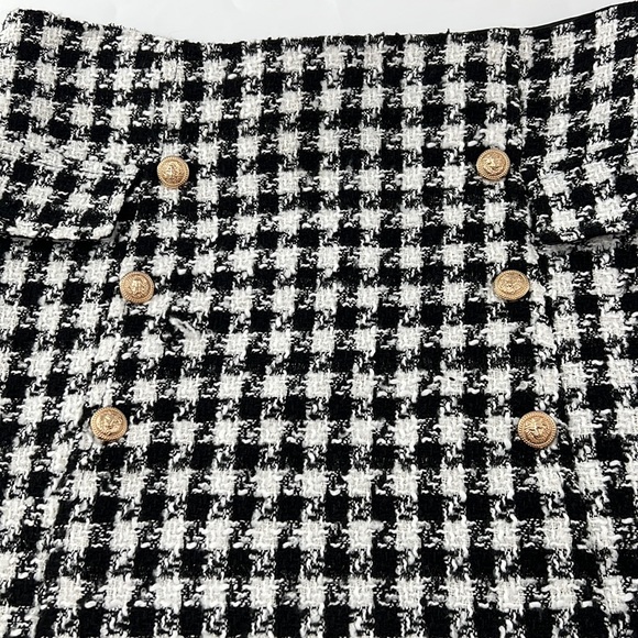 Alya Plaid Mini Skirt - Picture 4 of 10